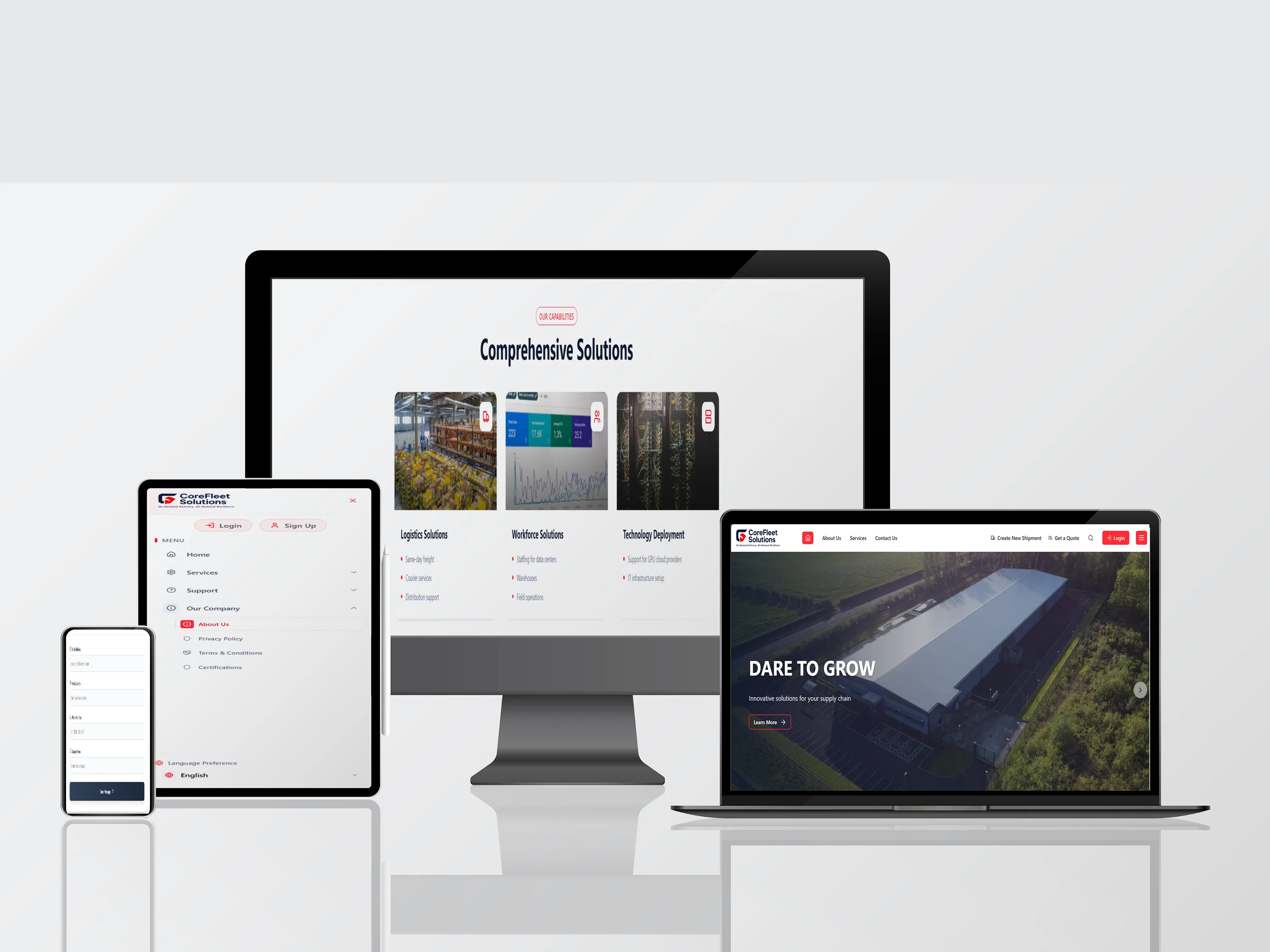 CoreFleet Solutions – Logistics Platform