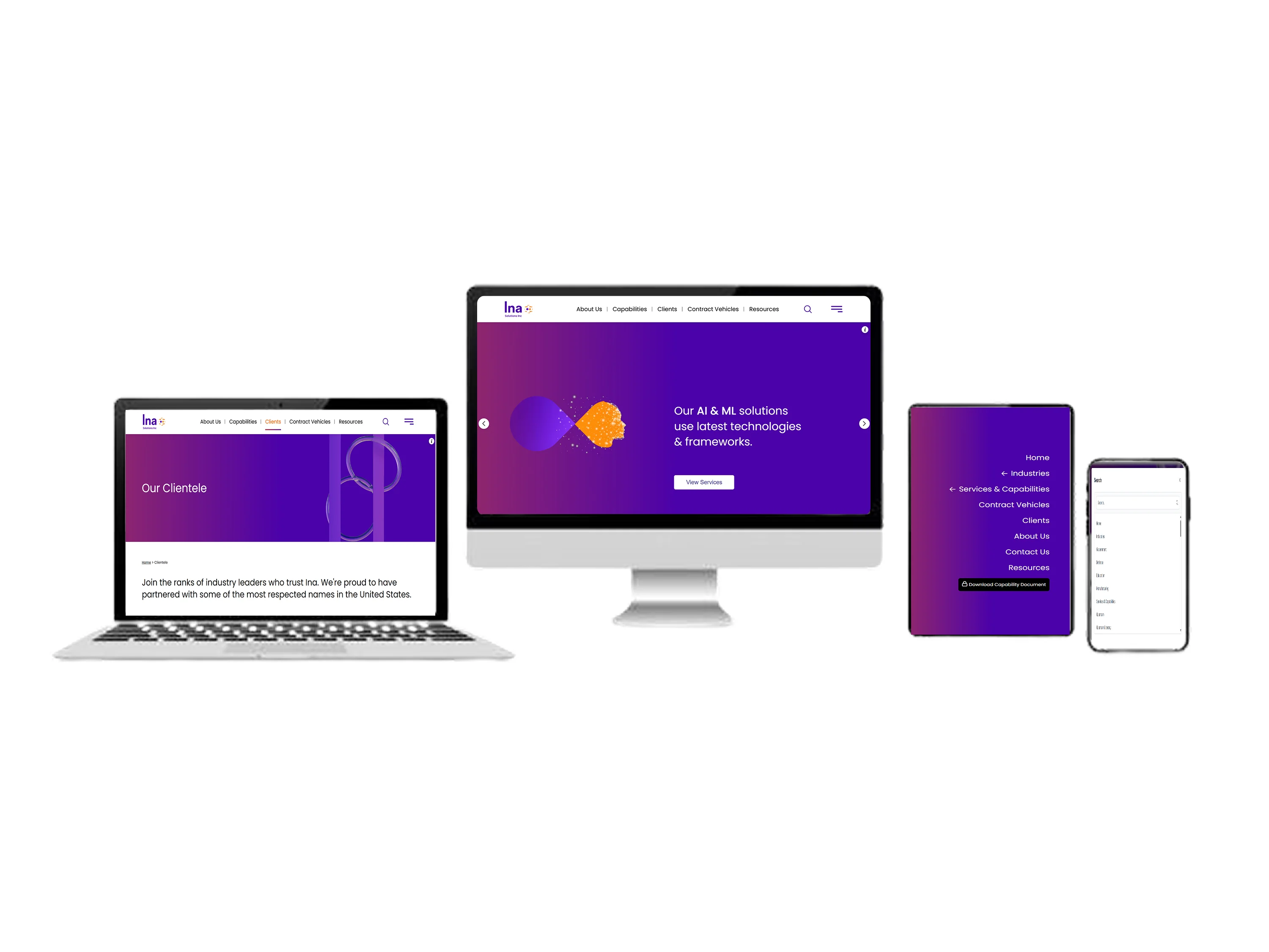 INA Solutions – Corporate Website