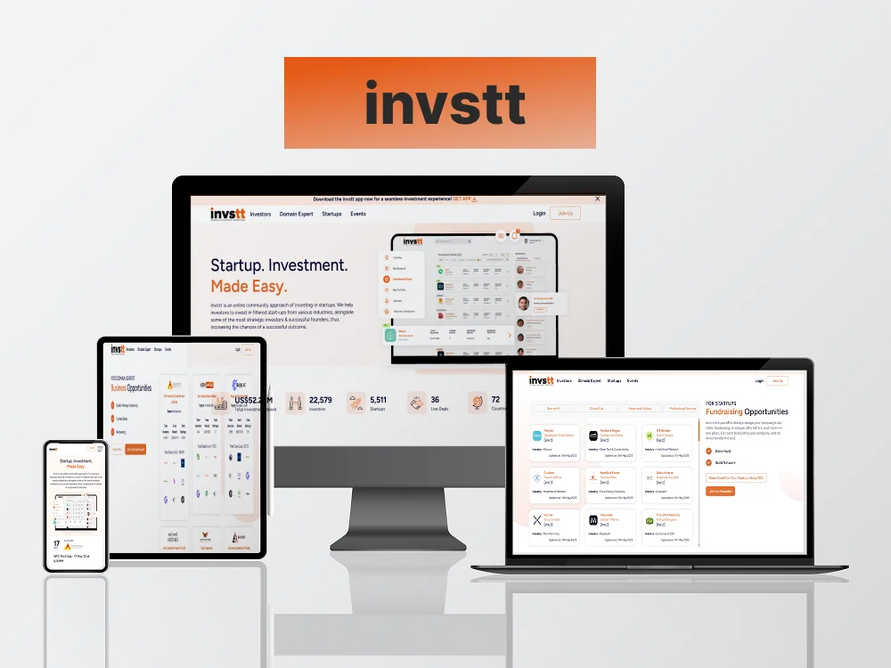 Invstt – Investment & Startup Platform